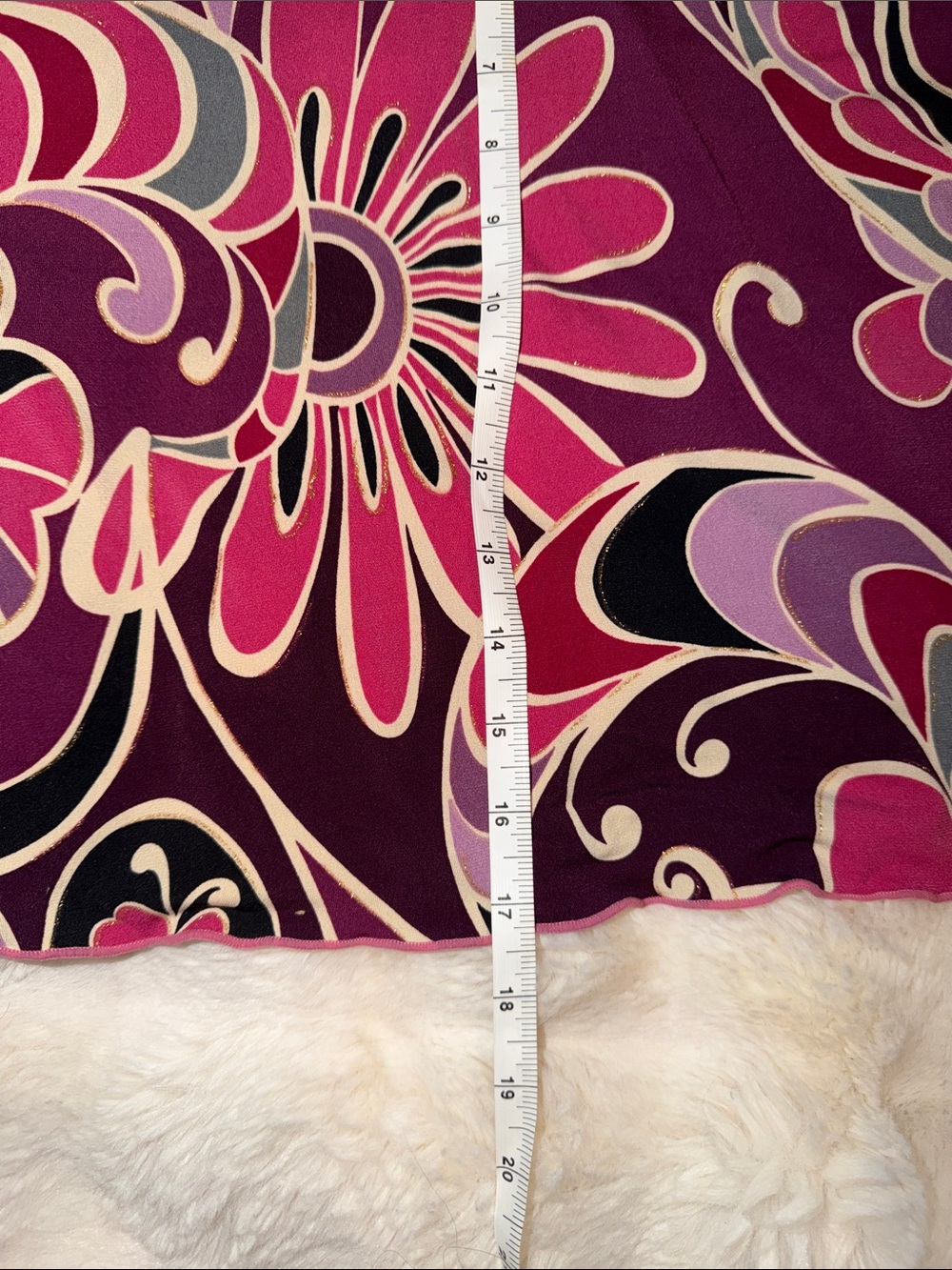Rampage Pink Purple Floral Y2K Spaghetti Strap Top - Picture 7 of 7